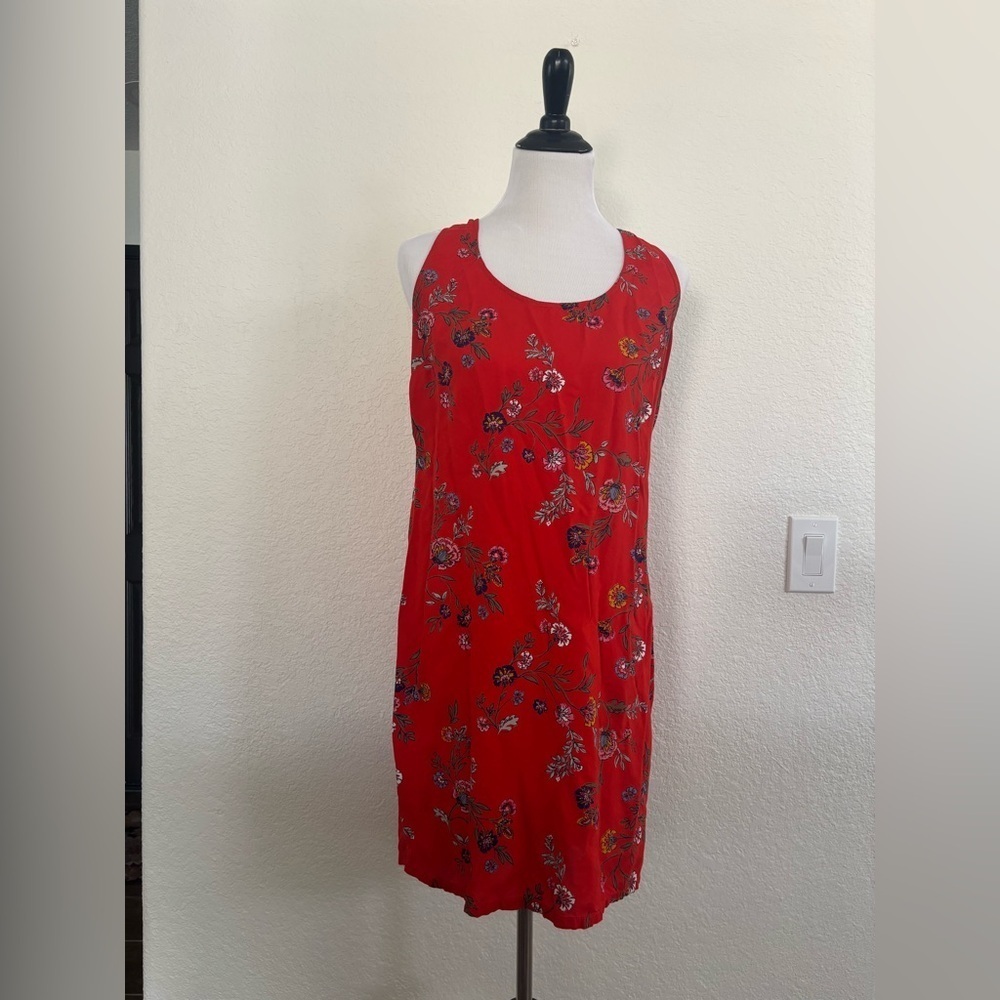Old Navy Red Halter Backless Sundress